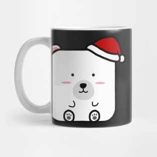 Funny Square Bear Christmas Mug
